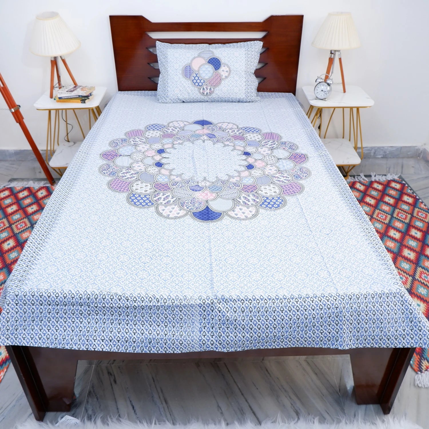 100% Pure Cotton Bed Sheet | Sana